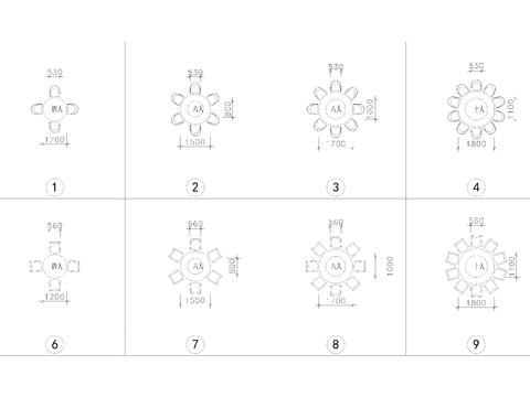  2024通用住宅 酒店设施等cad图库 