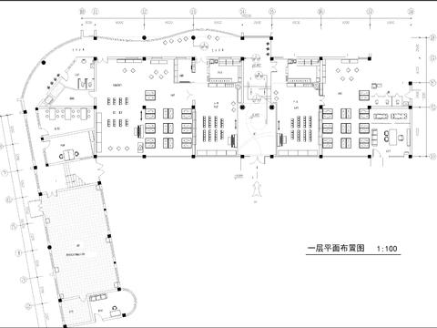  四层幼儿园装修cad施工图 