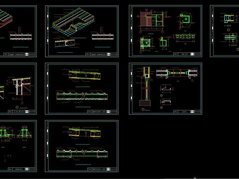  轻型钢结构房屋cad大样图 