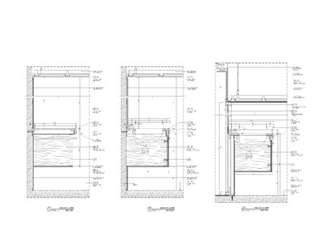  浴室柜CAD节点大样 