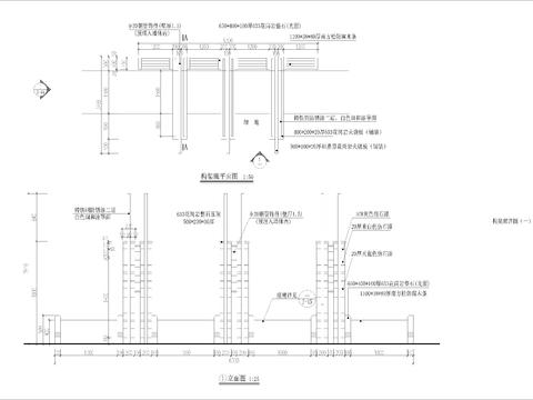  园林艺术小品CAD节点大样 
