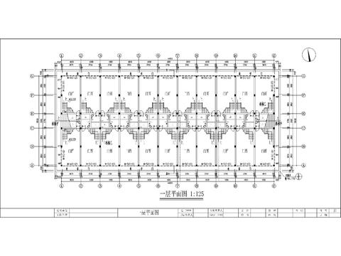  某大市场居住楼建筑CAD施工图 