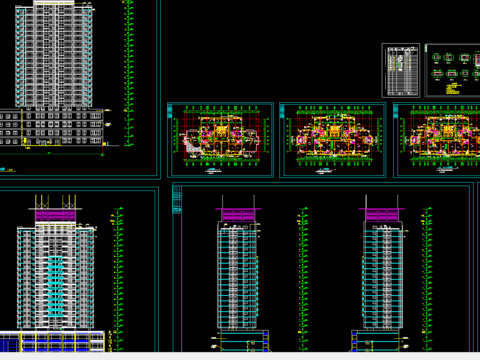  陈家庄商住楼施工图 