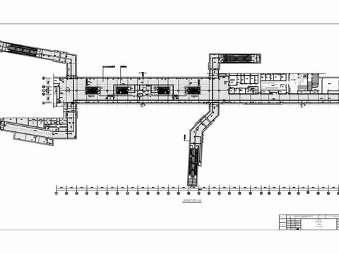  武漢某地鐵站CAD施工圖 