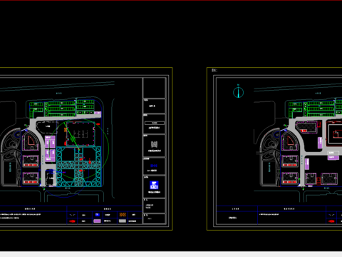  76-展讯中心工程CAD施工图 