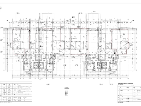  幸福五社安置房建設(shè)項目cad施工圖 