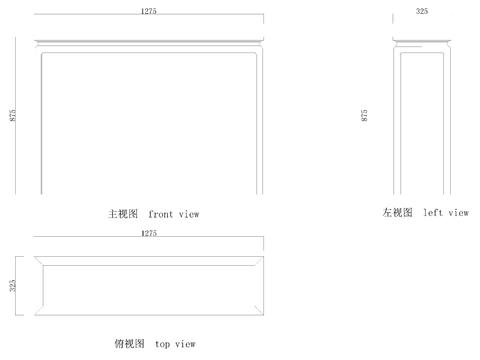  中式条桌cad图库 