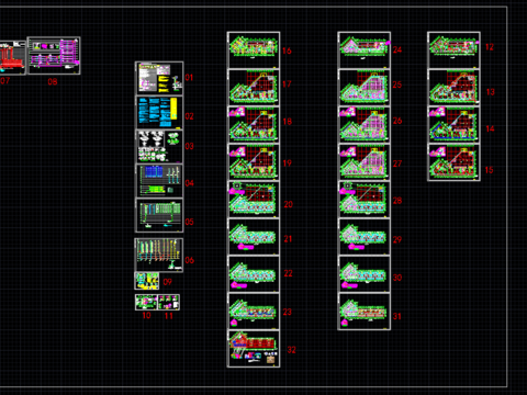  第一大厦楼给排水CAD施工图 