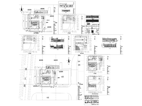 19本田4S店建筑cad平面图 
