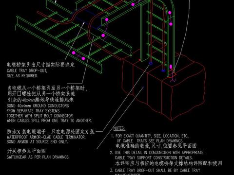  建筑電氣施工常用cad節(jié)點詳圖 