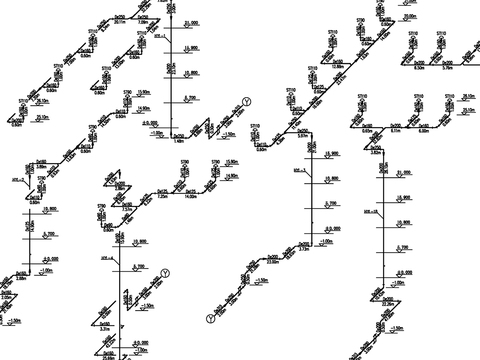  購物中心給排水系統(tǒng)設(shè)計CAD施工圖 