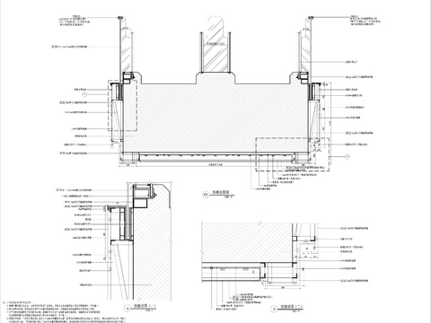 商业室内设计扶梯节点大样详图 