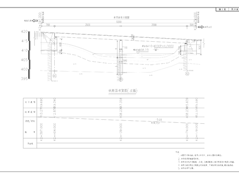  金曾路南延伸段一期工程--跨石牛山坪塘橋CAD施工圖 
