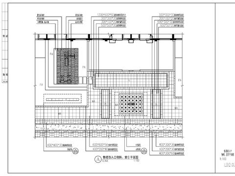  現(xiàn)代方形跌水cad大樣圖 