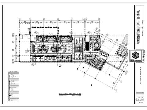  售楼处cad施工图 