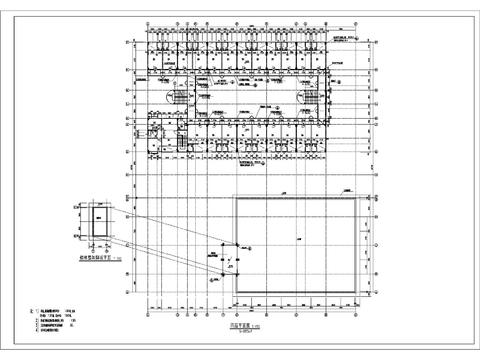  多层宿舍楼建筑CAD施工图 