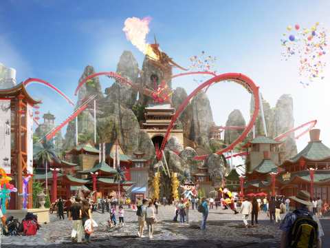  主题乐园建筑cad施工图 