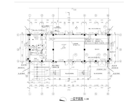  小區(qū)入口建筑cad施工圖 