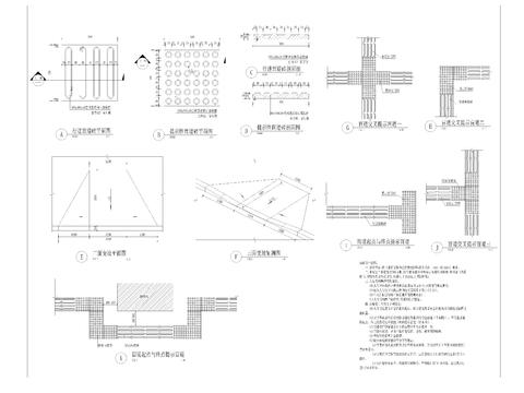  人行盲道砖详图 平面图施工图 