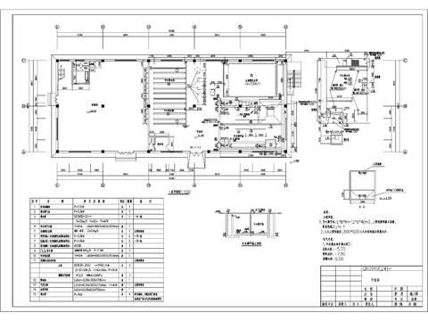  大型工業(yè)中水站CAD施工圖 