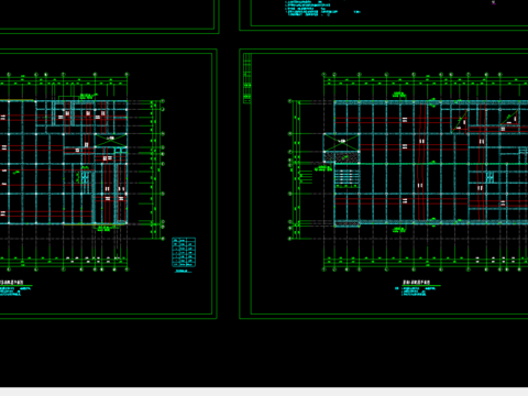  江苏某中学食堂结构施工图 