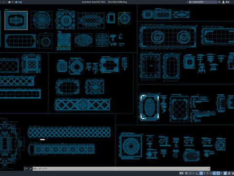  地面拼花 拼花 地砖 地板图案 地面 地面cad图库 