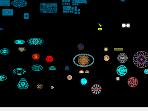  铺装样图CAD图库 