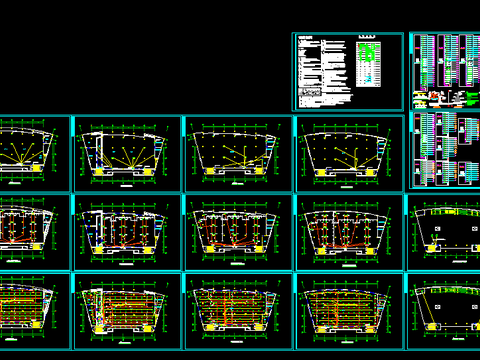  食堂综合楼电气CAD施工图 