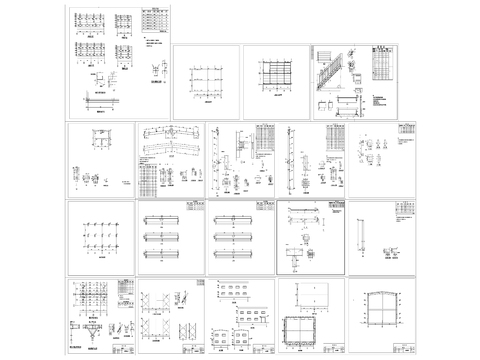  雙層廠房建筑CAD施工圖 