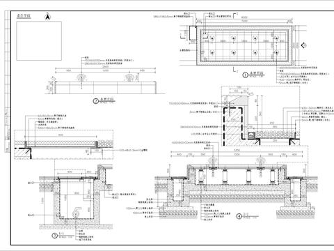  特色水景细部CAD施工图 