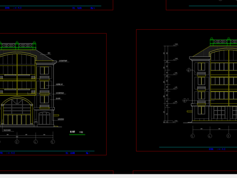  某5层私宅建筑施工图 