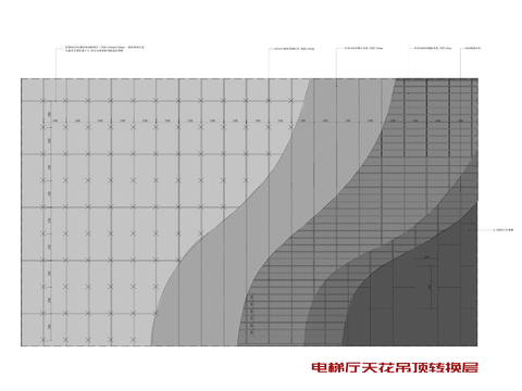  电梯厅转换层cad大样图 