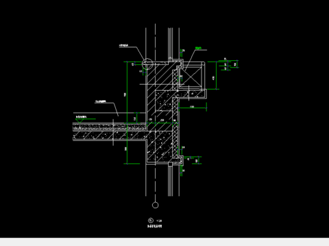  花台节点大样图 