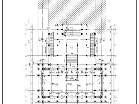  大雄寶殿建筑CAD施工圖 