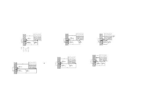  内墙变形缝cad大样图 