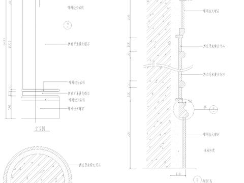  现代式柱详图 