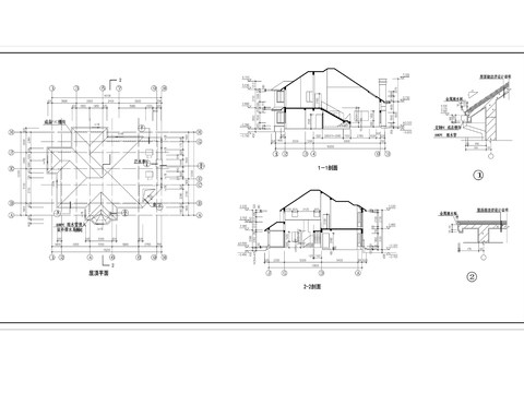  25美丽乡村CAD建筑图cad平面图 