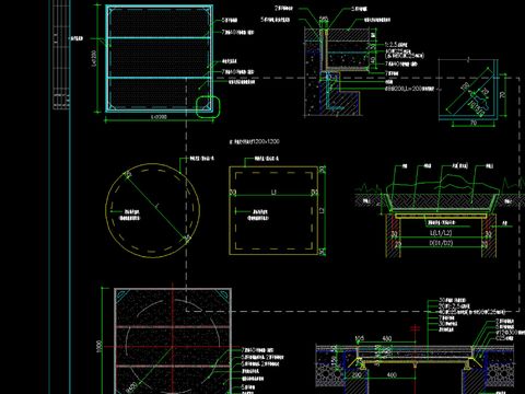  幼儿园室外环境cad施工图 
