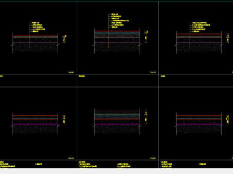  磨光石材节点大样 