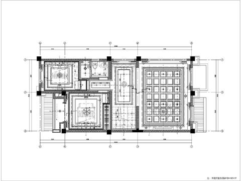  欧式家装cad施工图 