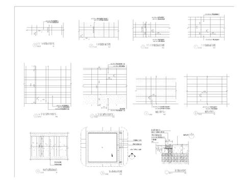  铺装样式cad大样图 