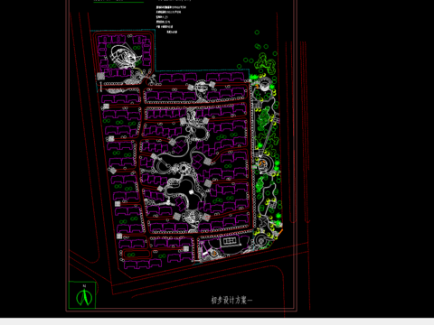  蝴蝶城小区总平面 