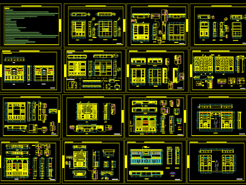  家裝軟裝cad 