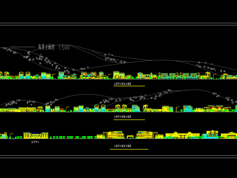  街景规划方案图 