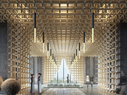  CCD-緬甸仰光泛太平洋酒店（Pan Pacific Yangon）｜樣板間施工圖CAD+效果圖+物料+官方攝影 