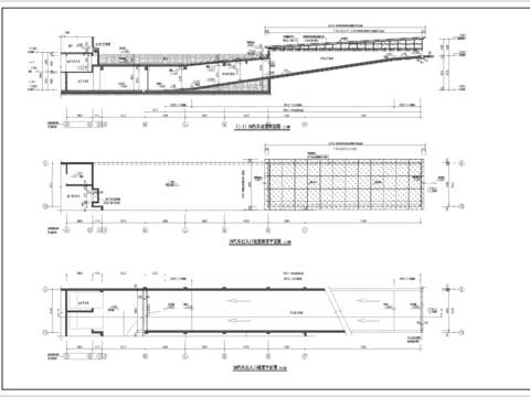  地下车库cad施工图 