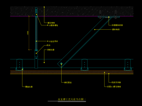  反支撑工艺节点图一CAD施工图 