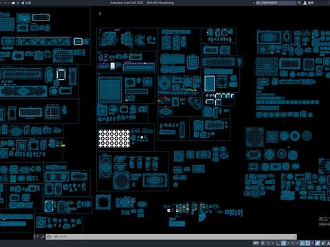  地面拼花CAD图库 