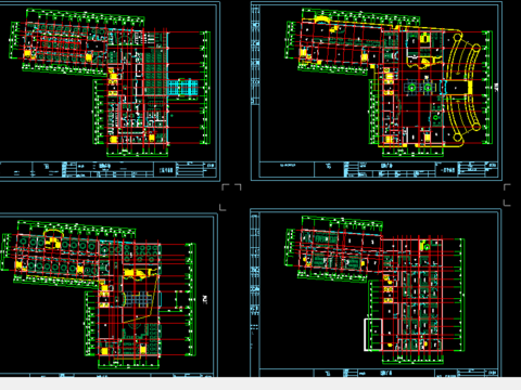  国际广场CAD施工图 
