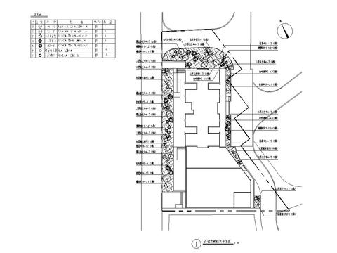  公寓基礎景觀cad施工圖 